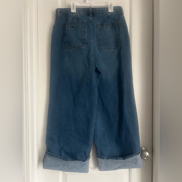 Free Assembly Cuff Leg Blue Jeans | 12 - Picture 5 of 6
